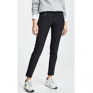 Rebecca Taylor Ava Techy Slim Pants Size 8 Black Cropped Ankle